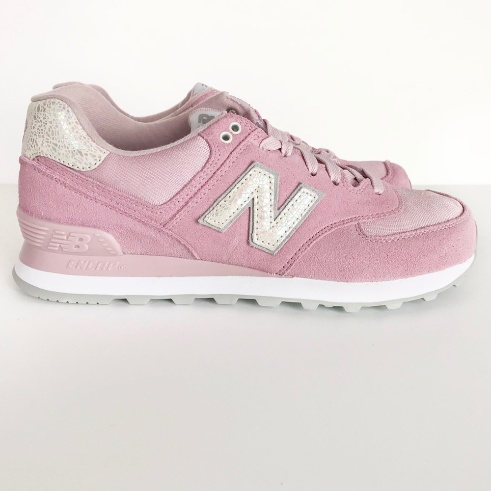 New Balance Womens 574 Sneaker NEW Shattered Pearl - Picture 4 of 8